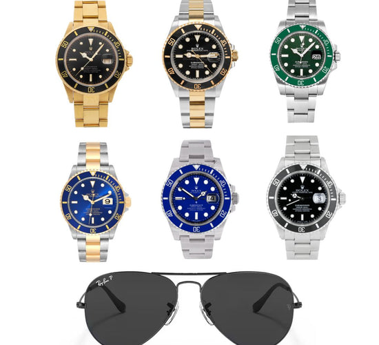 PROMOCIÓN  ESPECTACULAR COMBO - COMPRA 1 E LLEVA 2 [ 1x ROLEX SUBMARINER + 1x GAFAS RAYBAN TIPO PILOTO] Últimas unidades en stock