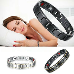 Pulsera Biomagnetica terapéutica de Acero de Titanio  (2X1)