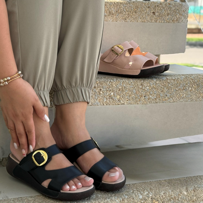 Sandalia Eva Confort Ortopedica en Cuero