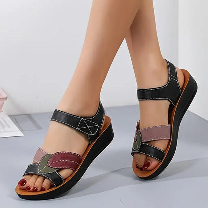 SANDALIAS ORTOPEDICAS  FLATFORM ULTRA SUAVE (en cuero)