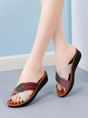 SANDALIAS ORTOPEDICAS CONFORTFLEX™ CRUZADA EN CUERO , COMODIDAD Y ESTILO 100% COLOMBIANA