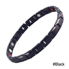 Pulsera Biomagnetica terapéutica de Acero de Titanio  (2X1)